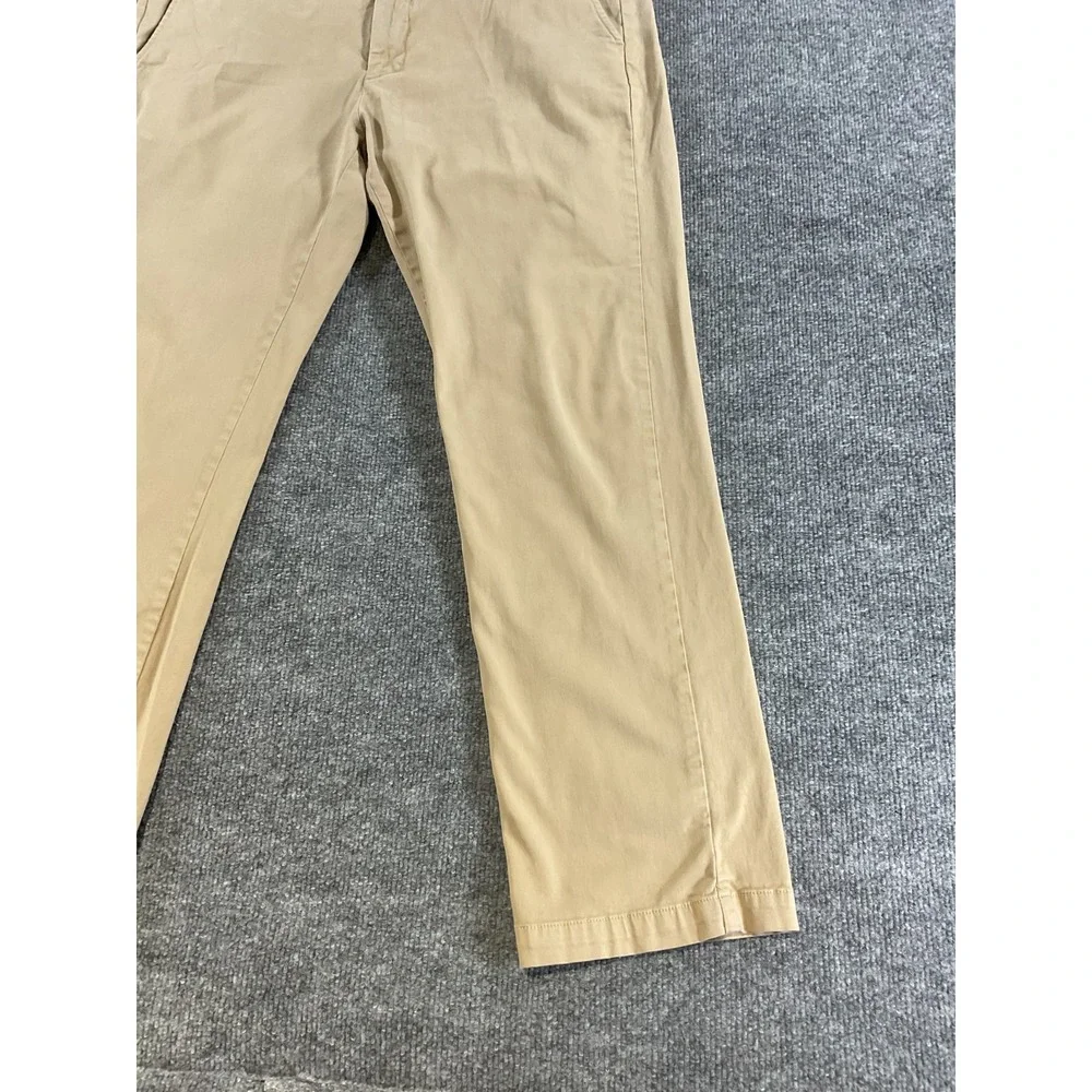 Johnston & Murphy Pants Mens 36x30 Khaki Tan Dress Casual Stretch Chinos Busines